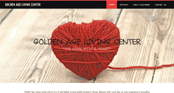 Desktop Screenshot of goldenagelivingcenter.com